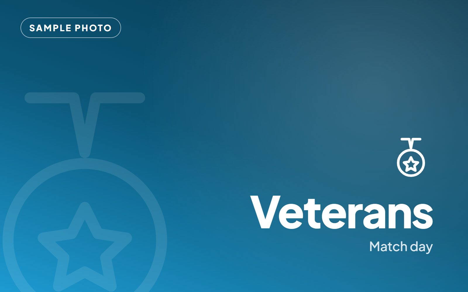 Veterans – match day (sample photo)