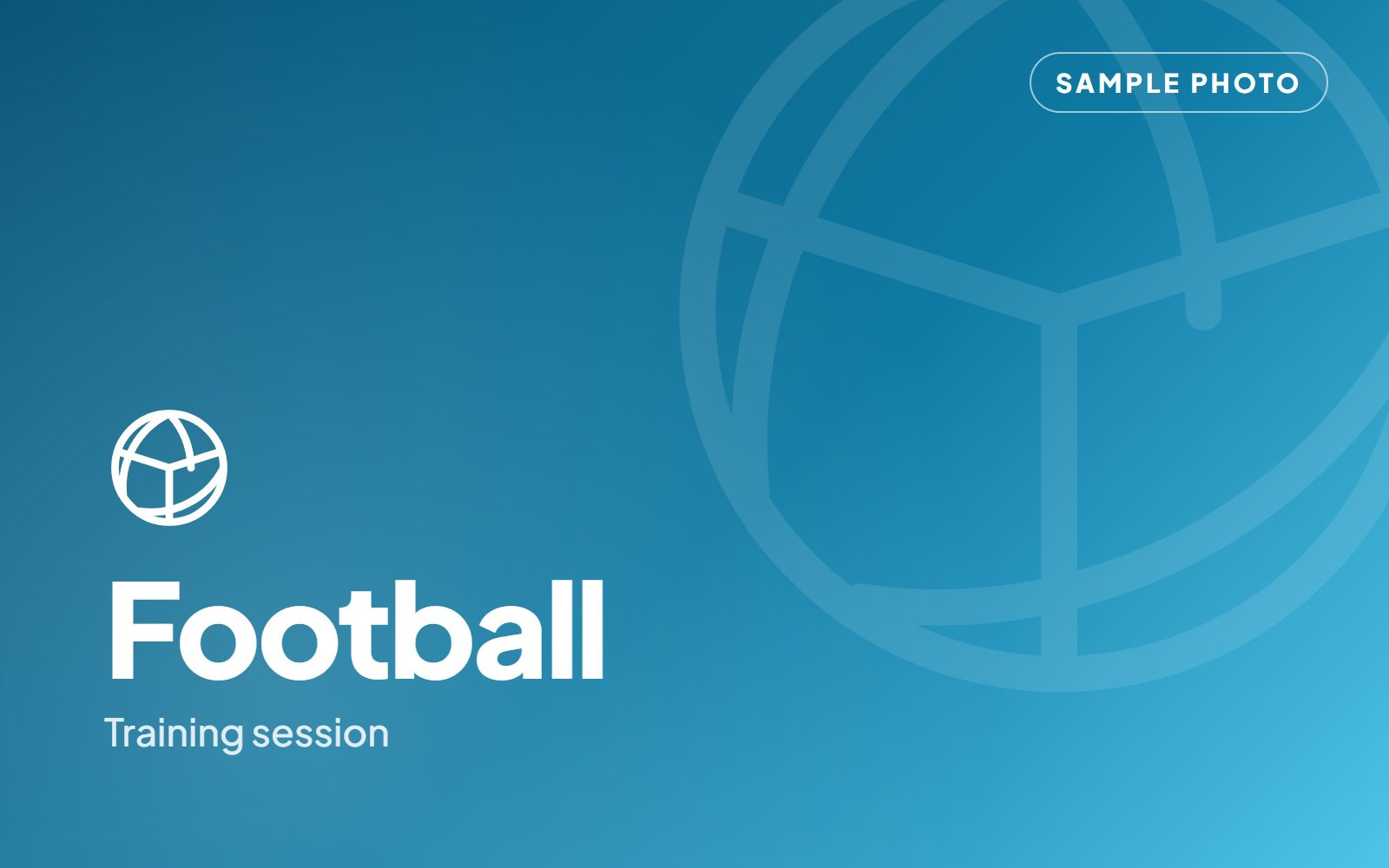 Football – training session (sample photo)